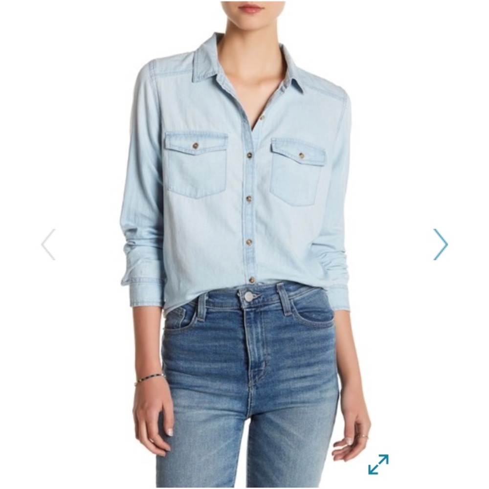 Caslon (Nordstrom) Chambray Button Down Shirt